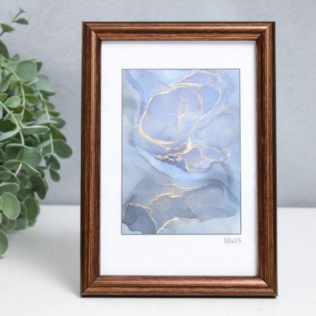 Photo frame Plastic "Rainbow" 10x15 cm, bronze