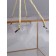 PET box with handles, gold, 21 x 21 x 21 cm