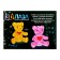3D puzzle "Bear", crystalline, 41 detail, MIX color