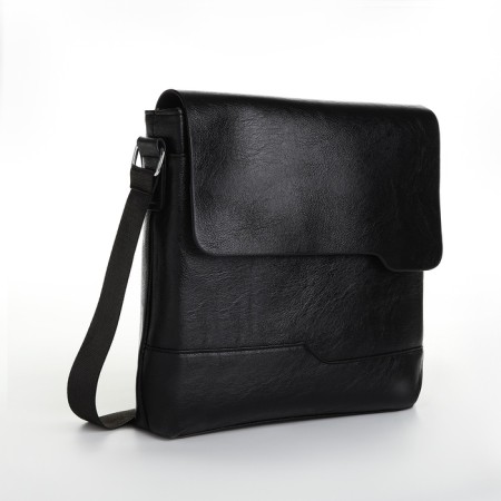 Male bag, black color