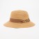 Women's hat with a chain minku beige color, rn 58