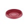 Magma soap dish. Moroshka, 12x12x2.3 cm, red color
