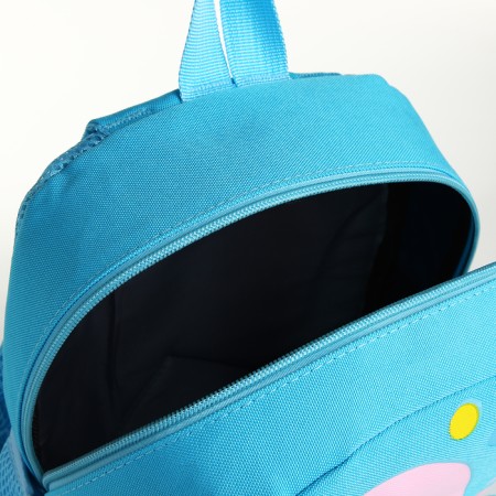 Baby backpack on lightning, blue color-5