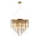 Style Rain 9XE14 40W Sighter Caus-Sword, size 60x60x65-150 cm, bronze color