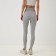 Female leggings Mist Old School size 50 (height 165), gray color