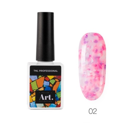 TNL art gel polish, No. 02 pink-purple, 10 ml