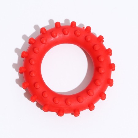 Toy "Ring with spikes No. 1", 5.6 cm, red-1