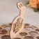 Egg stand "Bunny", 20 × 20 × 16 cm