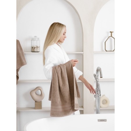 Set of terry towels Desert Sand, size 30x50 cm, 50x100 cm, 70x140 cm-4