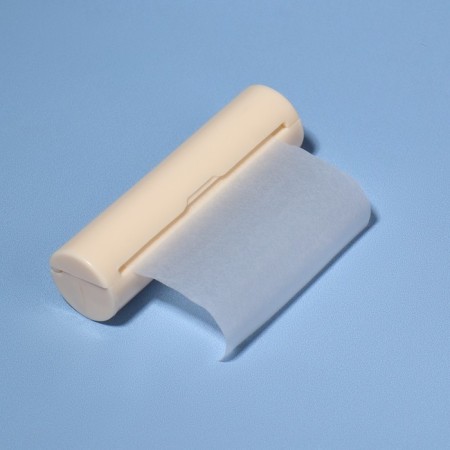 Leaf soap, in a plastic case, roll 120 cm, milk color-5
