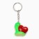 New Year's keychain for keys, voluminous "New Year: Snake with Heart" 3.5 x 8.2 cm