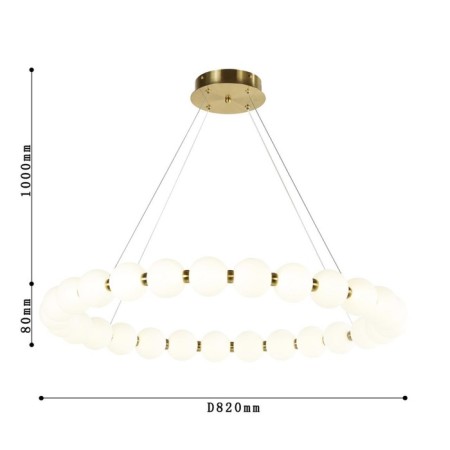 Gubbare 820 mm hanging chandelier, LED 60W-2
