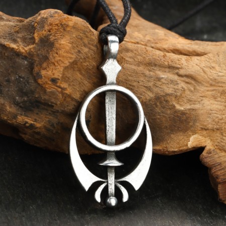 Protective amulet "Khand", 25x42mm, metal-1