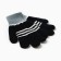 Children's gloves minku, black color, 15 cm