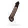 Toyfa Xlover nozzle to increase size, TPE, black 19.5 cm
