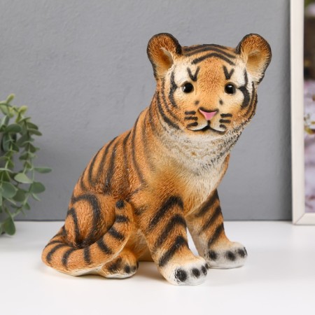 The piggy bank "Tiger red" height is 23.5 cm, width 16 cm, length 23 cm.-1