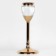 Summary metal, glass for 1 candle “Serene”, color gold 11 x 11 x 25.5 cm