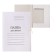 Calligrata ties folder with ties, shaked cardboard, 440 g/m2, up to 200l, white