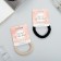 Hair gum "Sport" aesthetics volume, 5 cm, beige black, mix