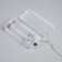 Girlynda “thread” dew 5 cm, with nozzles “snowballs”, IP20, silver thread, 10 LED, AAX2 batteries (not complete), glow warm white