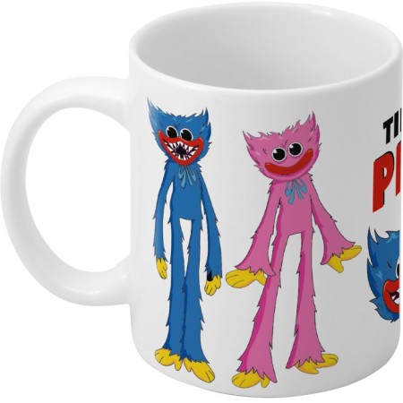 Sublimation mug, 350 ml "Time to Play", monster-1