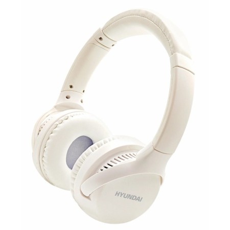 Bluetooth headphones Hyundai H-HP101, white (overhead)