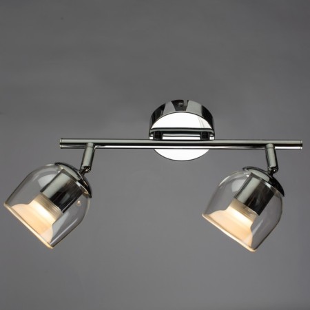 STAS "EcheGGIO" 2x4W Led Chrome 15x38x8 cm-1