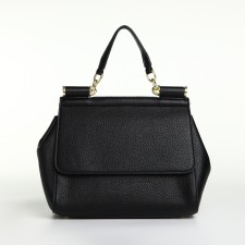 Women's bag on magnet Textura, small size, black color