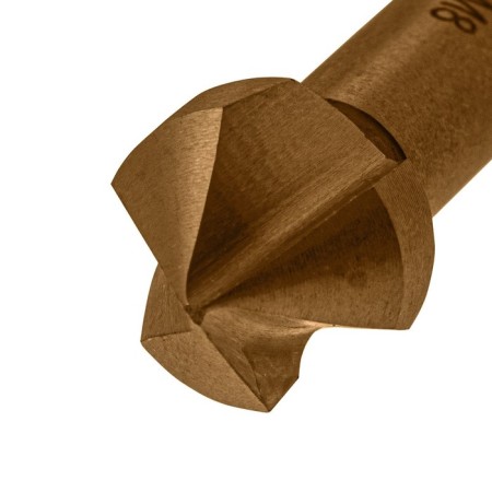 Senkovka cone Denzel under M8 72308, HSS, on metal, cylindrical shank, D = 16.5-1