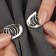 Picking for curtains "Ring", 2 × 23 cm, silver color