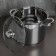 Magistro Grande stainless steel pan, 5.5 l, with a lid, capsule, induction