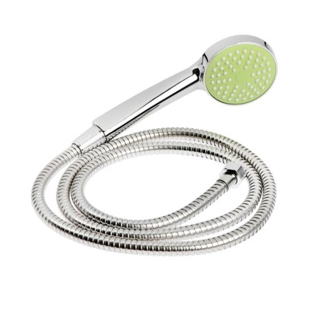 Accoona A7182K bath mixer, two -wound, with shower, silumin, green/chrome-3