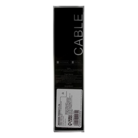 Lightning cable - usb, 2.1 a, metal braid, 1 meter, golden-5