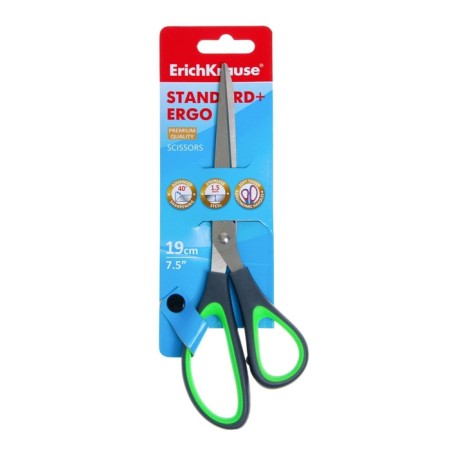 Scissors Standard+ ergo, 19 cm, blister, mix-6