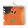 Clawer Cheburashka, col. Orange, 70x140 cm, 100% HL, waffle 160 g/m2