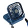 Portable F30 fan, Power Bank 3000 mAh, 3 modes, USB, folding, blue