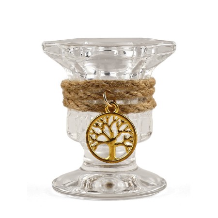 Glass candlestick, for high holy, 5 × 5.5 cm