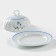 Porcelain Maslenka "Geese", 500 ml, D = 17.7 cm