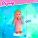 Carolina doll with baby, mix