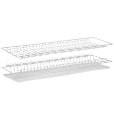 A set of dishwasher with a panel for a cabinet 80 cm, 76.5 × 25.6 cm, white color