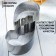 A set of forms for cutting the cookies of the “half”, 2 pcs, 12 × 10 × 4 cm, chrome color