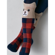 Колготки детские Conte Kids Tip-Top, рост 62-74 см, цвет тёмно-синий-красный
