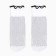 Socks for girls with dots CE Point, white color (Bianco), size 18-20