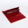 Women's wallet on magnet, red color