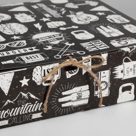 Gift folding box, packaging, “male”, 31 x 24.5 x 8 cm-2