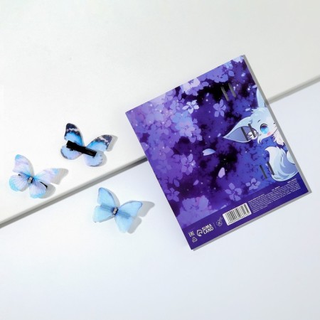 Hair clips Kawaiii, 3 pcs., 3 x 3.5 x 1cm-4