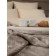 Texrepublic blanket, size 200x220 cm, beige color