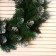 Wreath "Interior" snow -white (cones silver) 55 cm