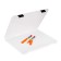 A4 document folder, with black latches, 230 x 305 x 23 mm, transparent case