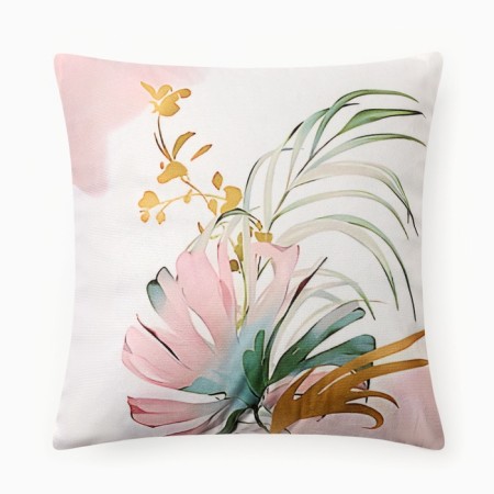 Case on the pillow of Ethel "Tropics" 4 pcs, 40*40 cm, velor 100% p/e-3